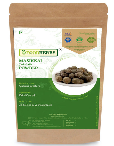 FOODHERBS Oak Gall Powder