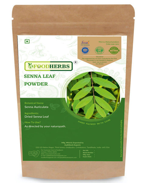 FOODHERBS Senna Leaf Powder