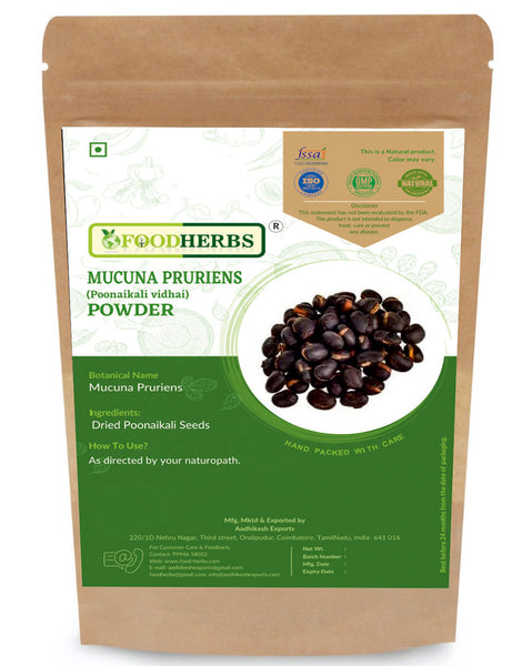 FOODHERBS Mucuna Pruriens Powder