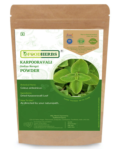 FOODHERBS Karpooravali Powder