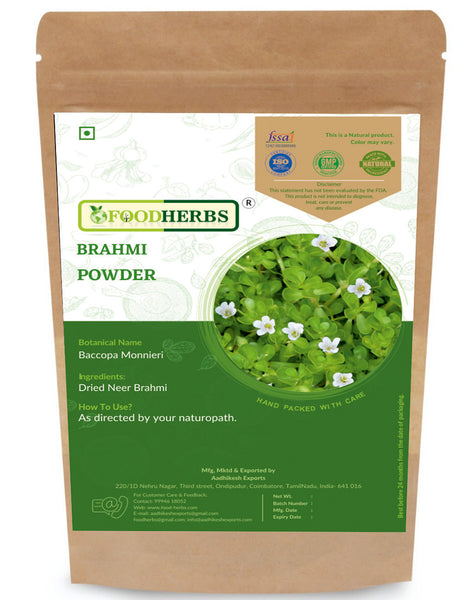 FOODHERBS Brahmi Powder