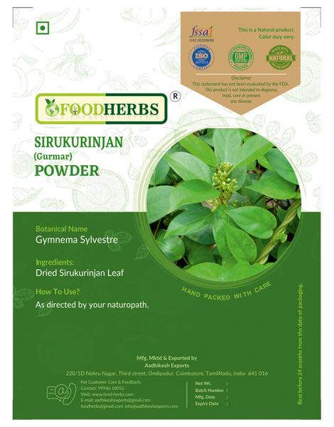 FOODHERBS Sirukurinjan Powder