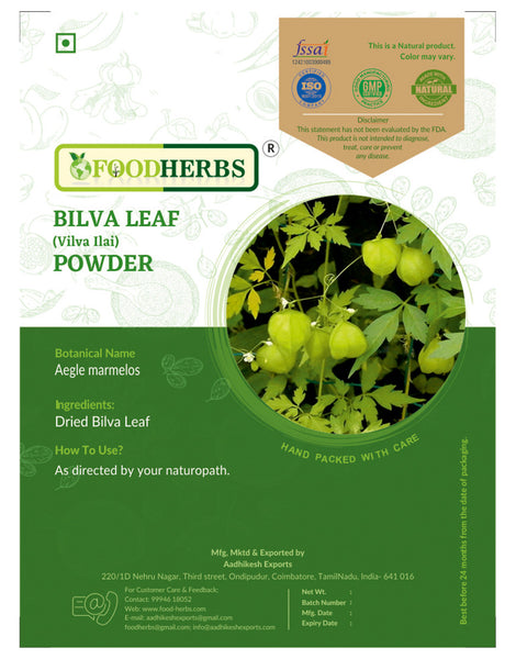 FOODHERBS Bilva Leaf Powder