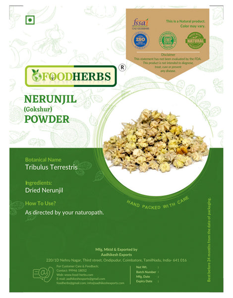 FOODHERBS Nerunjil Powder