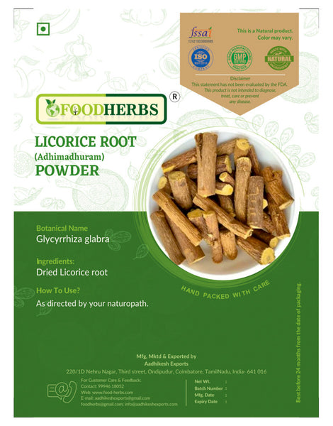 FOODHERBS Licorice Root Powder