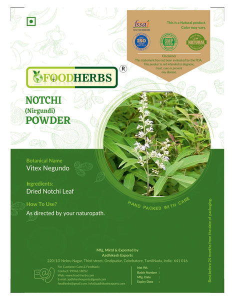 FOODHERBS Notchi Powder