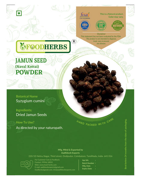 FOODHERBS Jamun Seed Powder