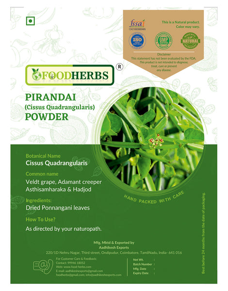 FOODHERBS Pirandai Powder