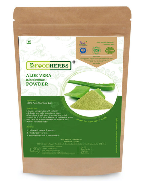 FOODHERBS Aloe Vera Powder