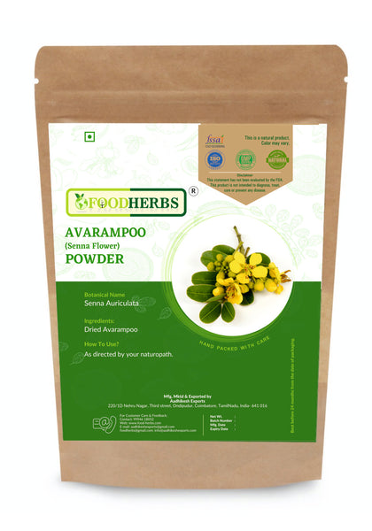 FOODHERBS Senna Flower Powder