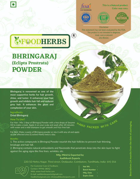 FOODHERBS Bhringraj Powder