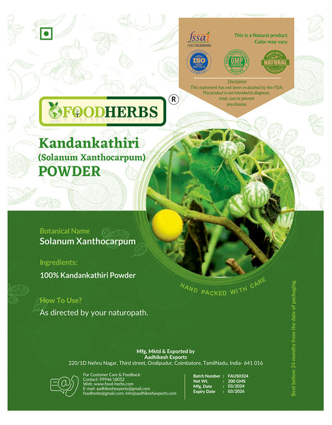 FOODHERBS Egg Plant Powder