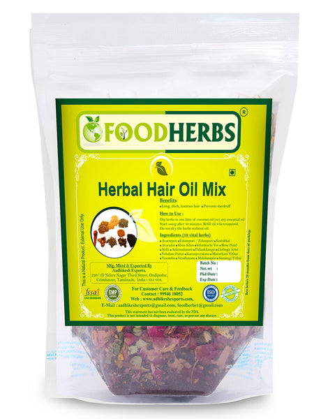 FOODHERBS Herbal Hair Oil Mix