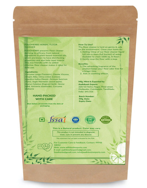 FOODHERBS Herbal Floor Cleaner