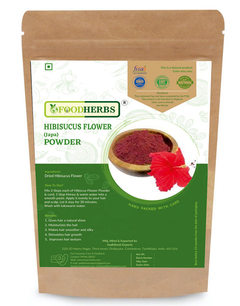 Buy Hibiscus Flower Powder Online - Foodherbs