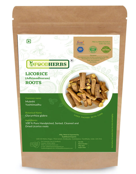 FOODHERBS Dried Licorice Roots