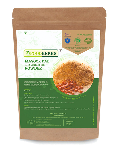 FOODHERBS Masoor Dal Powder