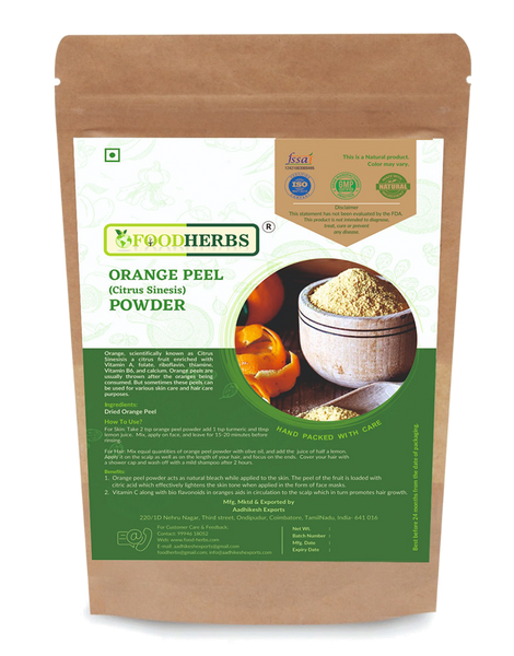 FOODHERBS Orange Peel Powder