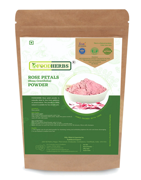 FOODHERBS Rose Petal Powder