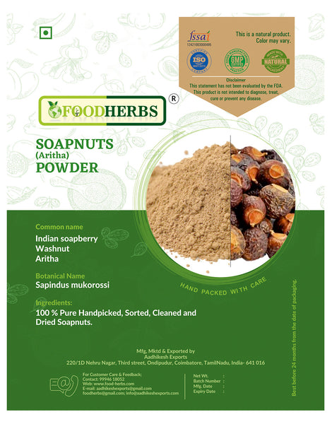 FOODHERBS Soapnut Powder