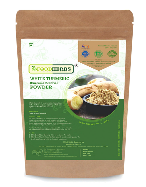 FOODHERBS White Turmeric Powder