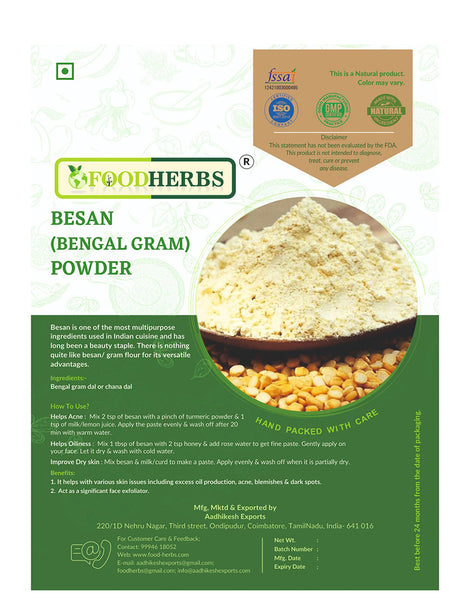 FOODHERBS Besan Powder